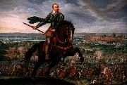 Gustavus Adolphus of Sweden at the Battle of Breitenfeld unknow artist
